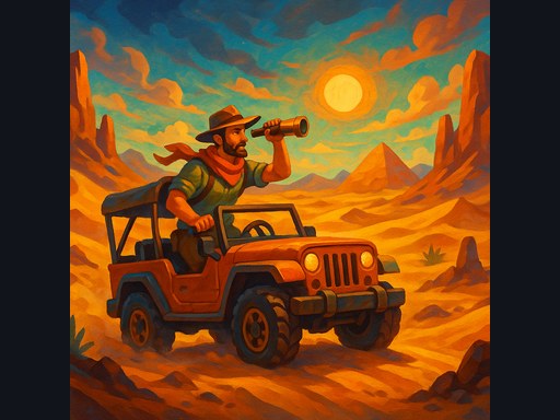 Pixel Desert Rover Survival Html5 - Play Free Online Game
