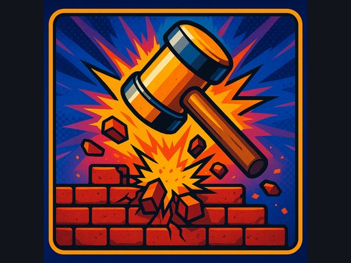 Pixel Hammer Strike Destruction Zone - Free HTML5 Browser Game